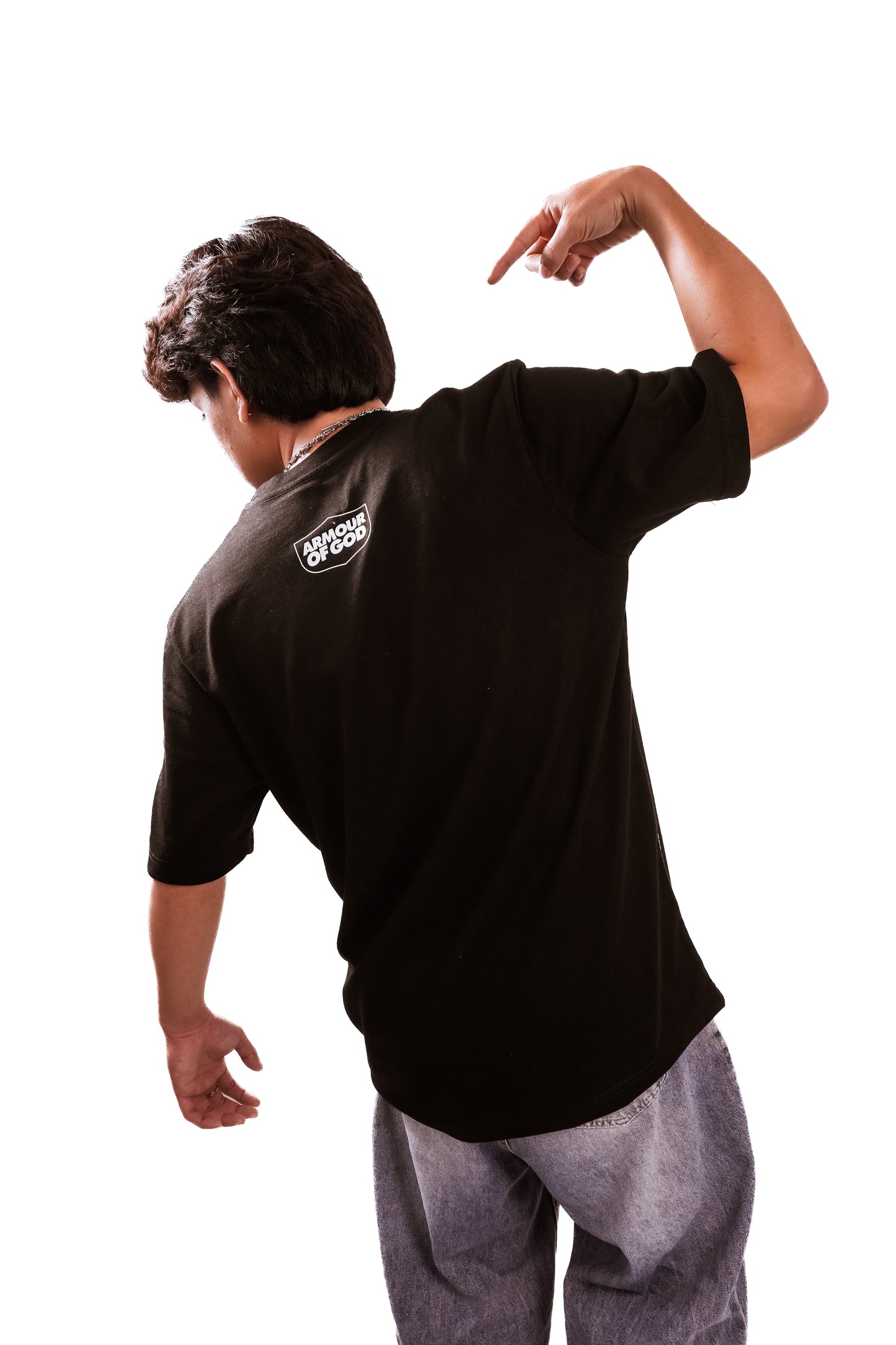 AOG BIG LOGO CAMO FRONT COTTON TSHIRT CHRISTIAN SHIRT