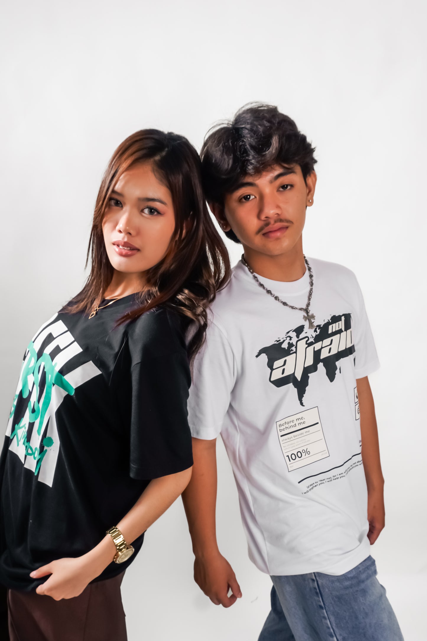 D3 Seek First the Kingdom Big Front Print DTF CVC Cotton Basic Size Pattern 230 GSM Christian Clothing