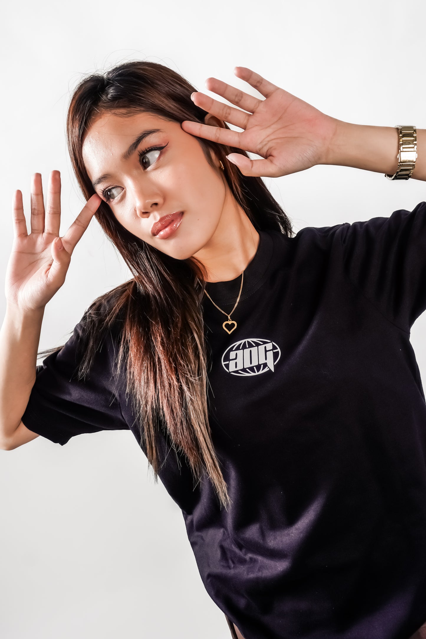 Armour of God BIG OG SILVER LOGO WORLDWIDE BACK T SHIRT TEE COTTON HIGH QUALITY