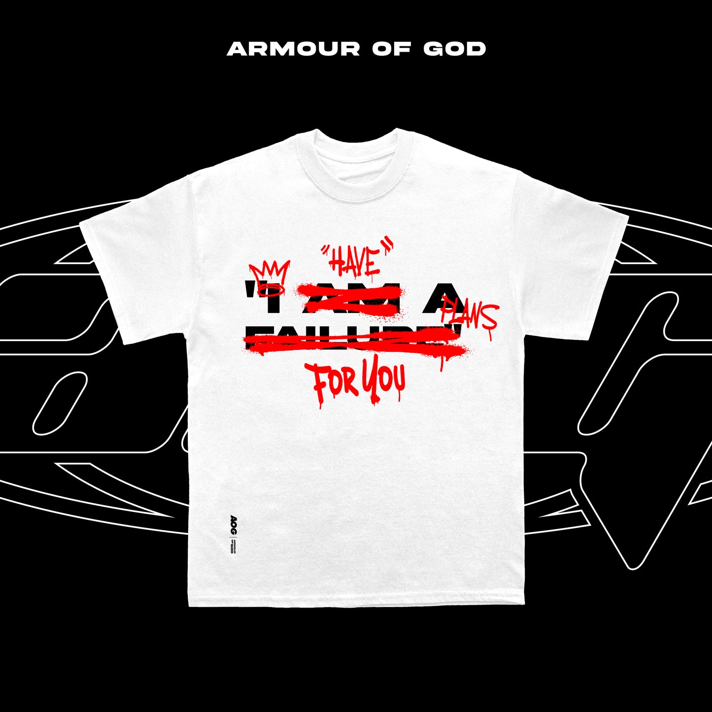 D1 God's Plan For You CVC Cotton Basic Size Pattern 230 GSM Christian Clothing