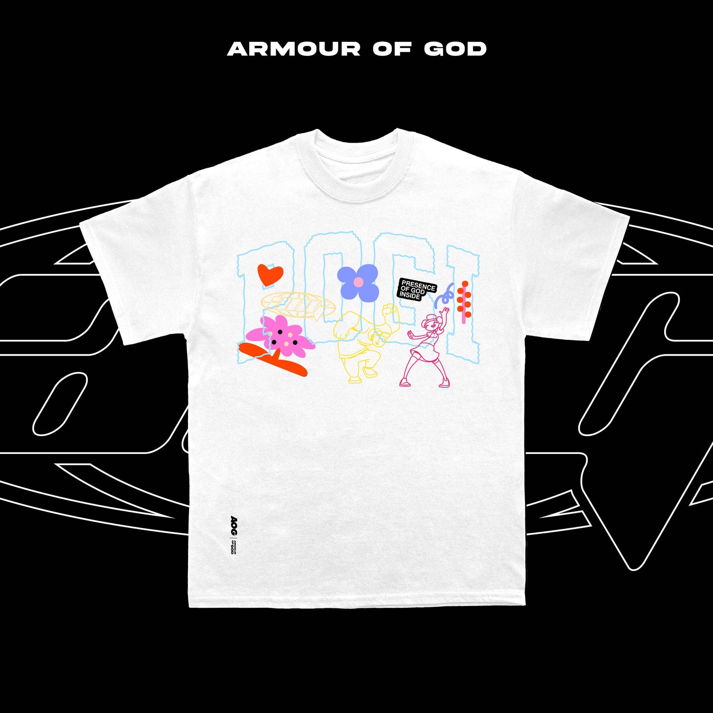 AOG BIG POGI FRONT GRAPHICS T SHIRT TEE COTTON HIGH QUALITY
