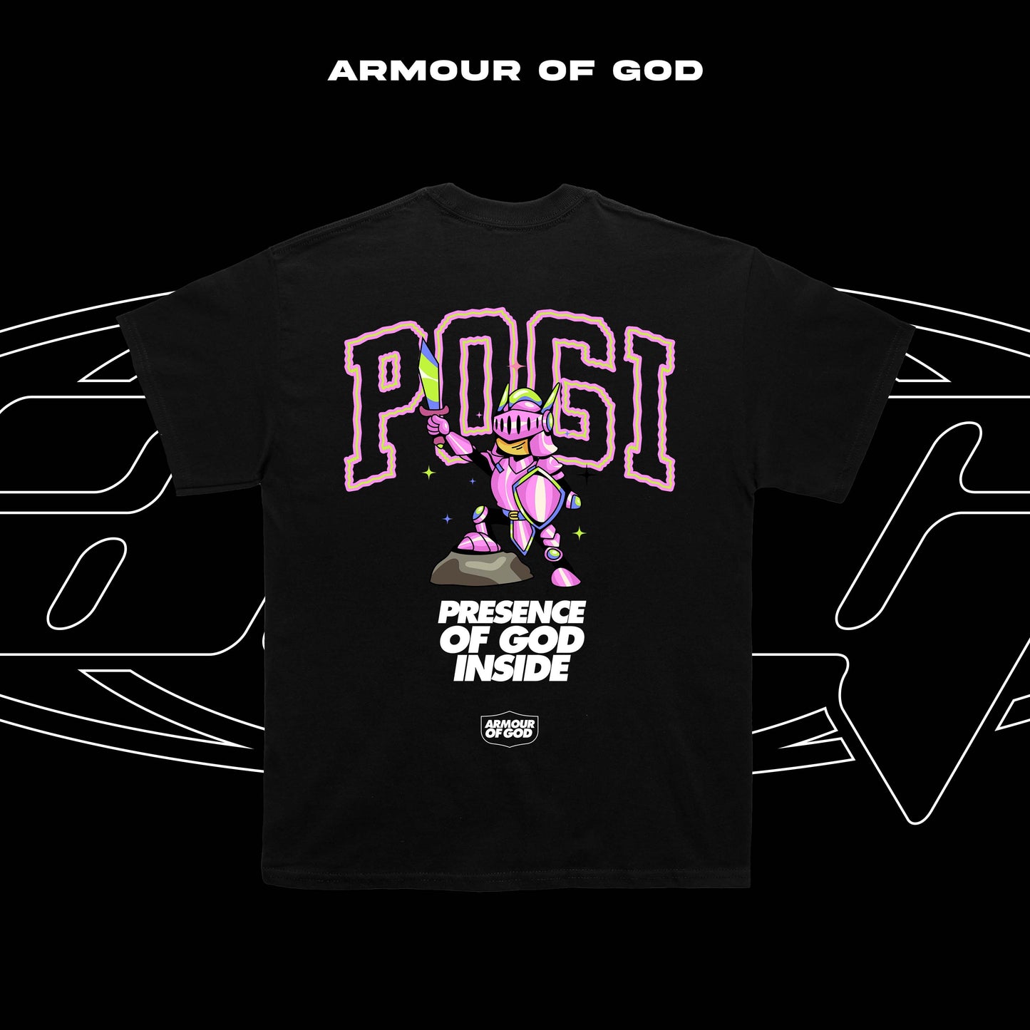 AOG BIG POGI BACK GRAPHICS T SHIRT TEE COTTON HIGH QUALITY