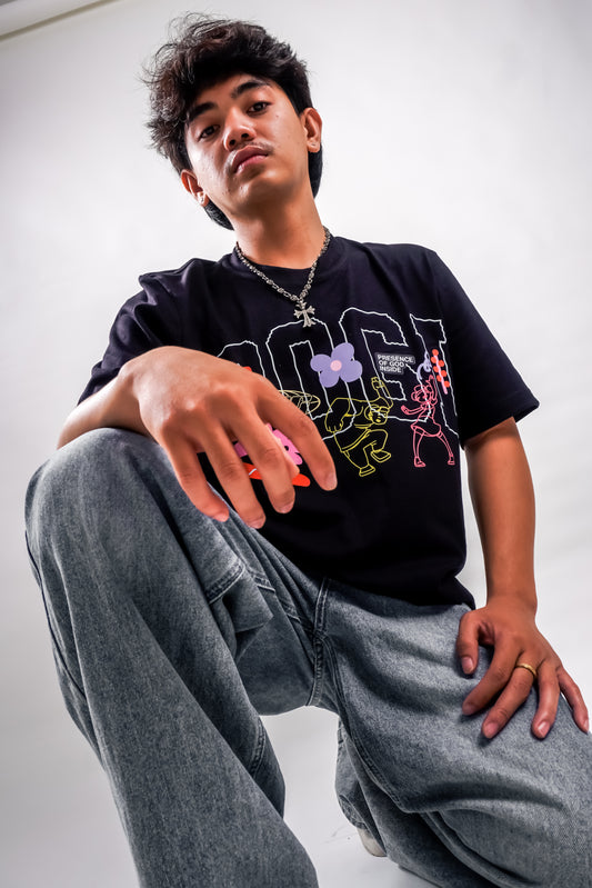 AOG BIG POGI FRONT GRAPHICS T SHIRT TEE COTTON HIGH QUALITY
